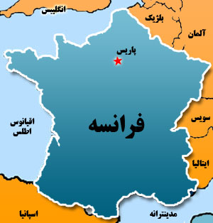 اشنایی با فرانسوی نقشه فرانسه و کشورهای اطراف