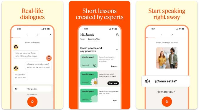 آموزش فرانسه اپلیکیشن بابل Babbel