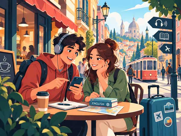 یک زوج عاشق در خیابان