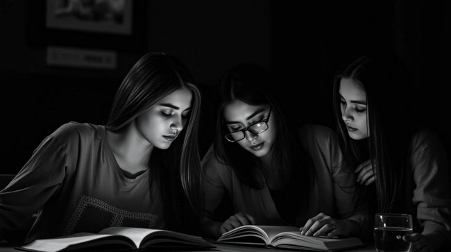 آموزش انگلیسی در حال مطالعه صفت و اسم در انگلیسی