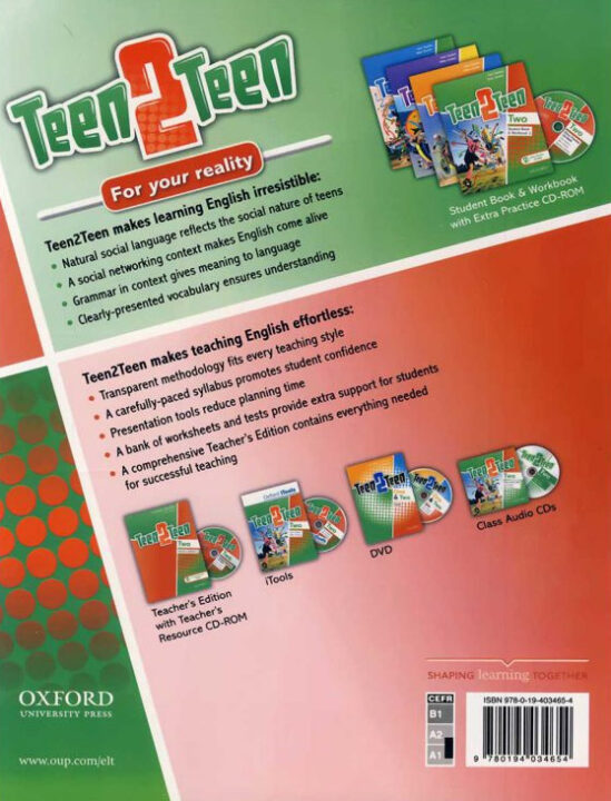 خرید کتاب TEEN 2 TEEN 2 +DVD (جدیدترین ویرایش+ بهترین قیمت) - چرب زبان