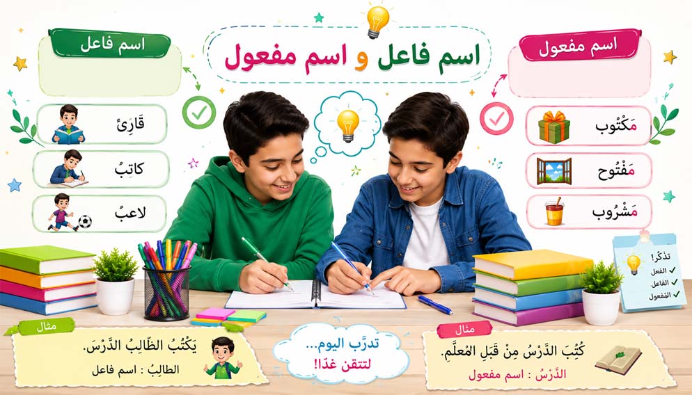 اسم فاعل و اسم مفعول