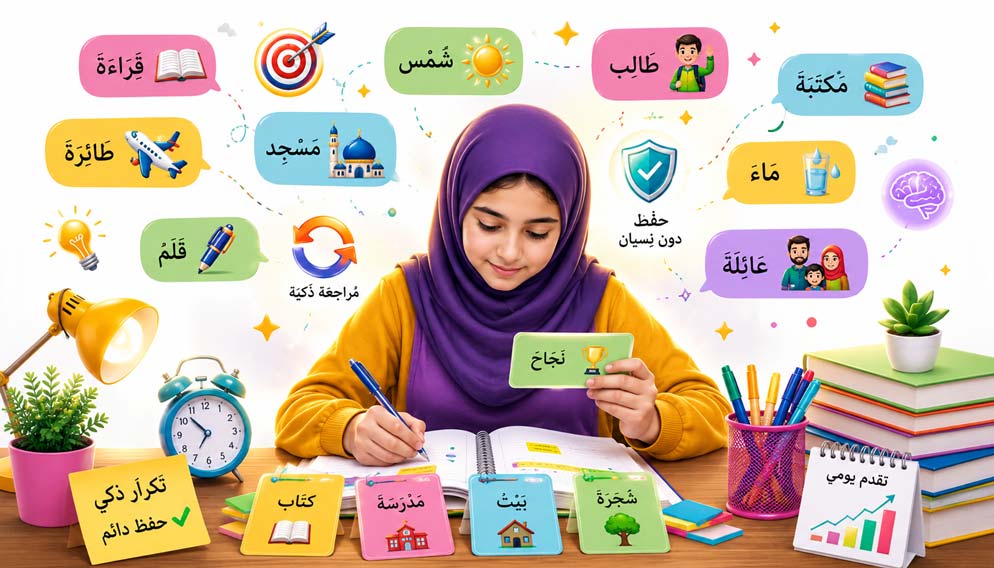 تکنیک حفظ واژگان عربی بدون فراموشی