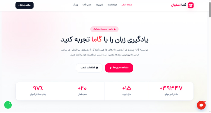 آموزش زبان آموزشگاه زبان گاما